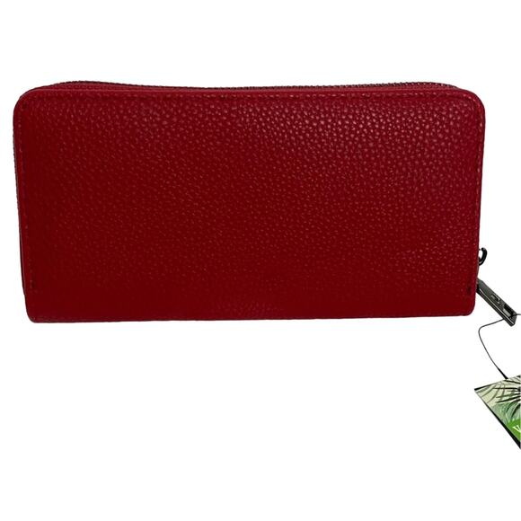 Badgley Mischka Full Size Multiple Pocket Card Slots Wallet in Wine, NEW - Picture 2 of 6